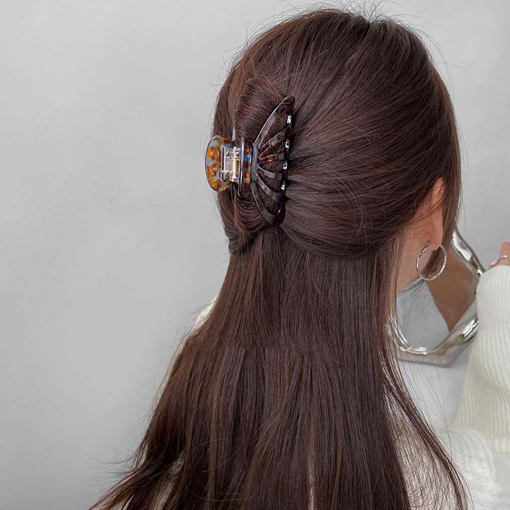 NICKOLAS Kẹp Tóc Móng Vuốt In Họa Tiết Da Báo Đơn Giản Dễ Thương Sáng Tạo Dành Cho Bạn Nữ