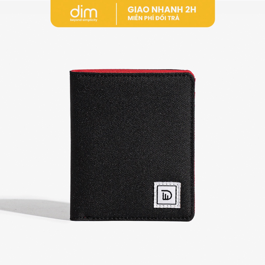 Ví vải gập đôi unisex DIM Basic Wallet 2 - Đứng (Ngăn đựng hình)