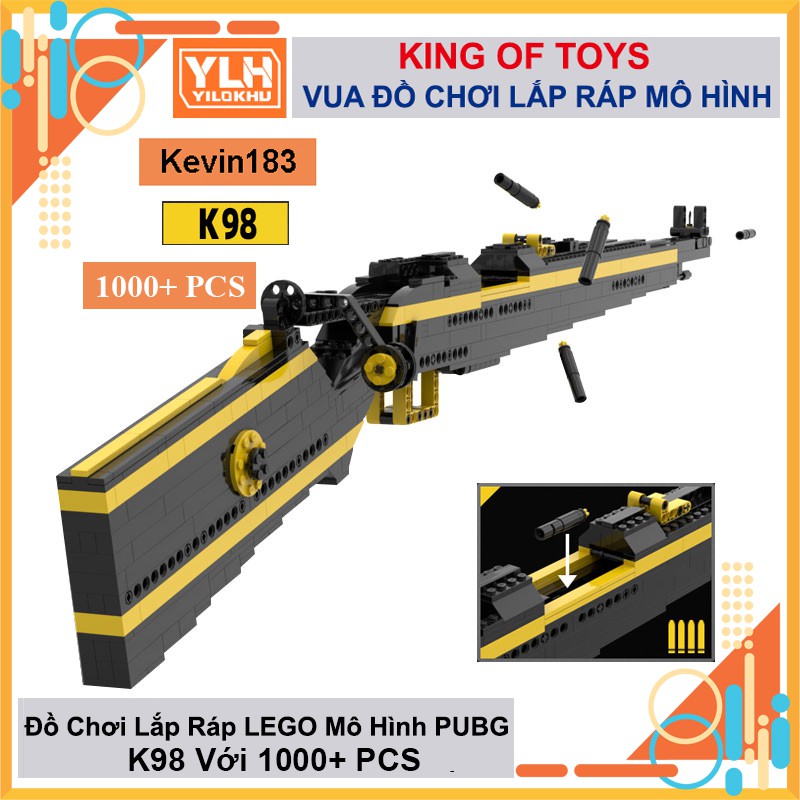 Đồ Chơi Lắp Ráp Kiểu LEGO Mô Hình PUBG K98 Với 1000+ Mảnh Ghép - Bản Thiết Kế Tiêu Chuẩn Của Kevin183