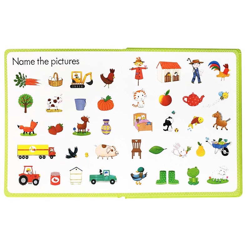 [Tiếng Anh cho bé] Series My First Word Book tập làm quen với các từ tiếng Anh theo chủ đề của Usborne