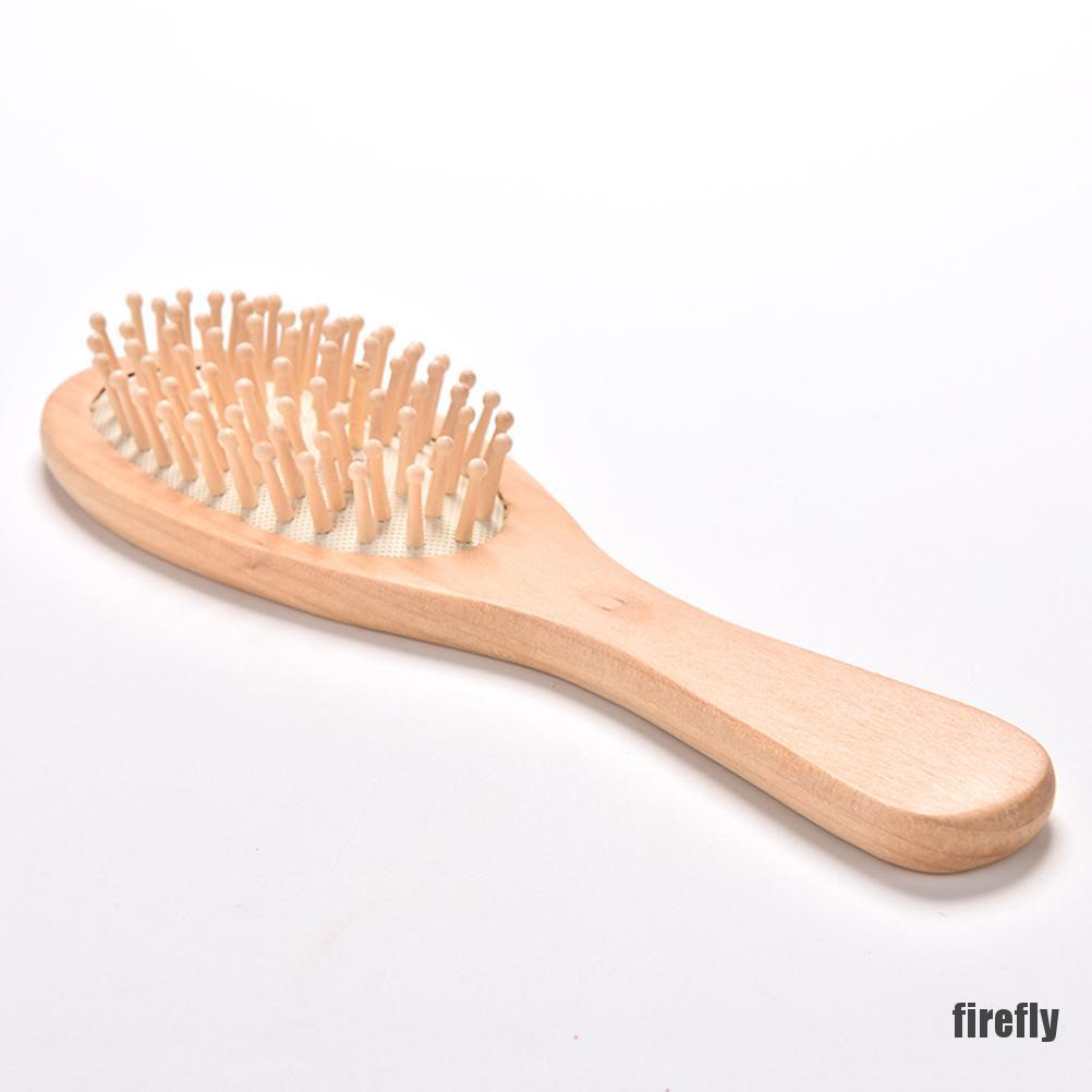 (Hàng Mới Về) Lược Gỗ Mát Xa Da Đầu Cải Thiện Da Đầu