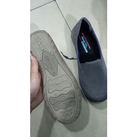 Xả kho, không đổi trả- Giày lười vải Skechers đế bằng xịn, lót mang êm, nhẹ chân, đế chống trơn, đi bộ, đi làm , đi chơi