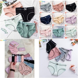 Combo Quần Lót Nữ Cao Cấp Victoria Secret kiểu nơ mới [Hộp gồm 1 sét 5 quần 5 màu]