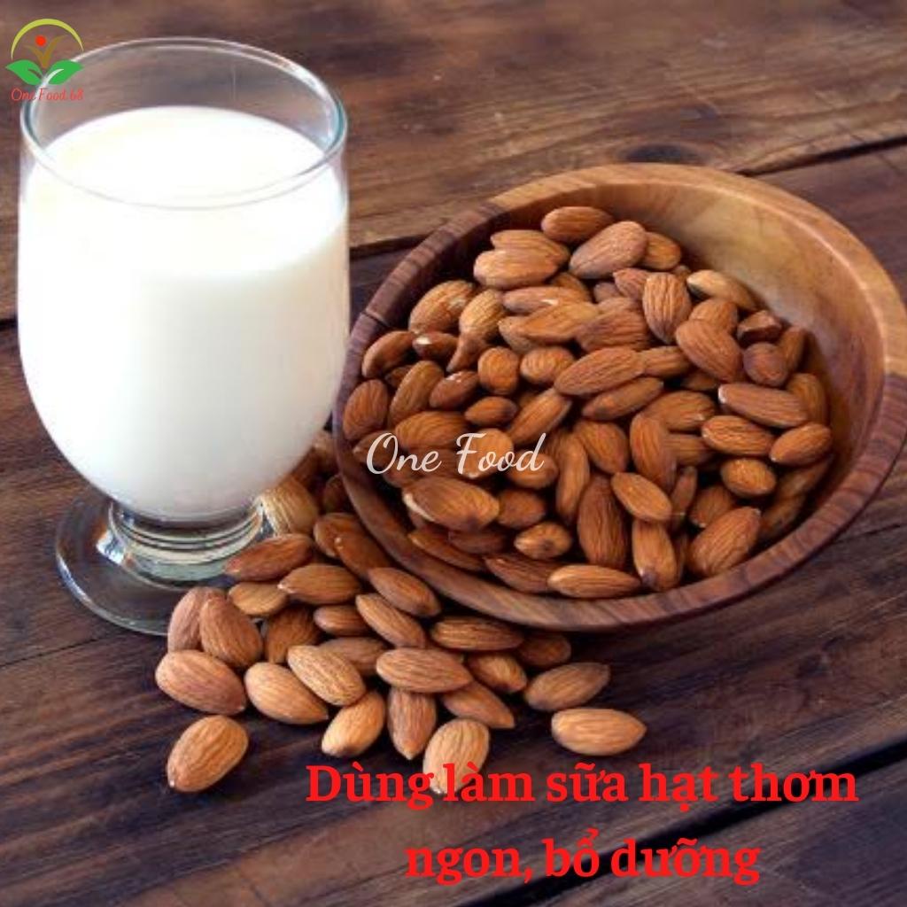 Hạt Hạnh Nhân Mỹ Nguyên Vị Onefood68, Hạnh Nhân Nhập Khẩu Mỹ Tách Vỏ Sấy Chín Dinh Dưỡng Cho Bà Bầu