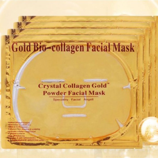 Mặt nạ mặt Gold Bio Collagen Facial Mask - Siêu phẩm mặt nạ toàn mặt Collagen Gold