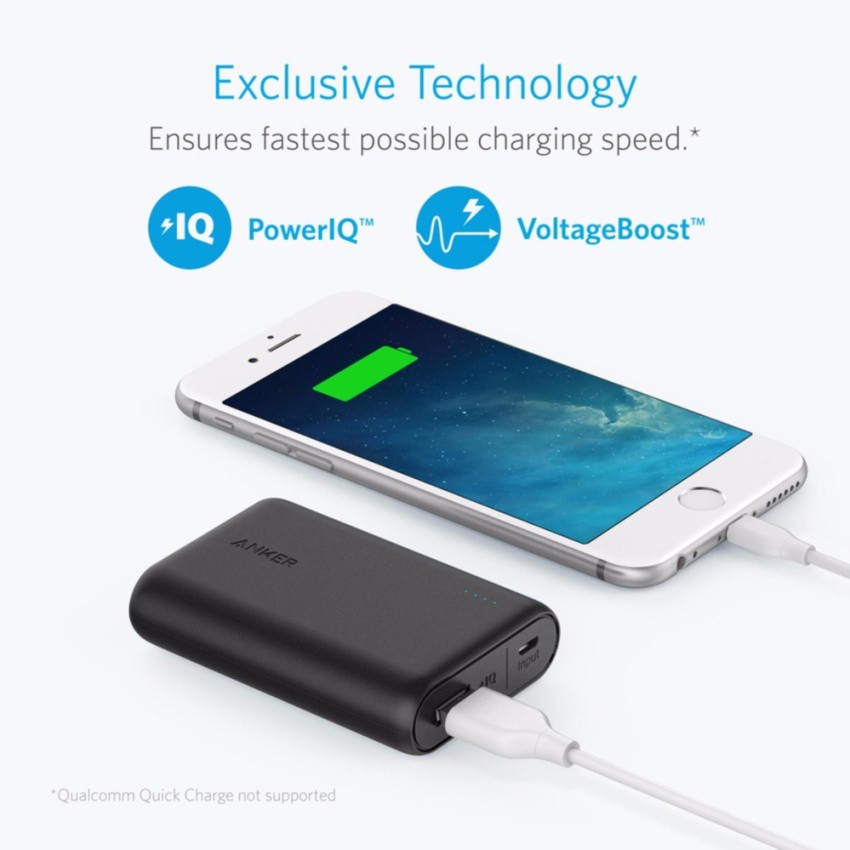 [Freeship toàn quốc từ 50k] Pin sạc dự phòng ANKER PowerCore 10000mAh - A1263