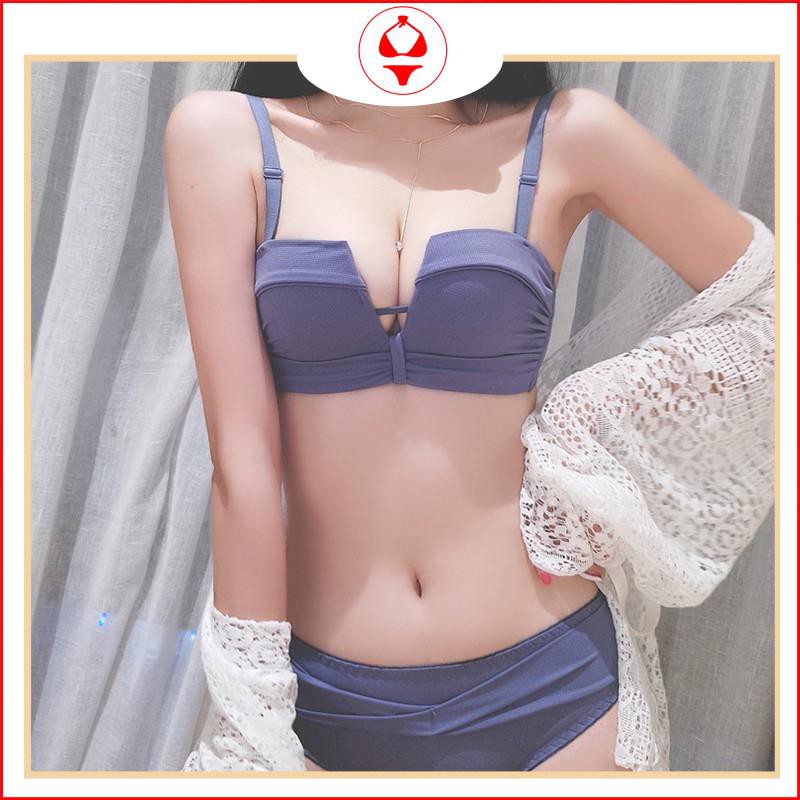 BỘ ĐỒ LÓT  SIÊU NÂNG NGỰC ⚡ FREESHIP⚡set nội y cao su siêu nâng ngực ,tạo khe.cúp ngang không gọng. | BigBuy360 - bigbuy360.vn