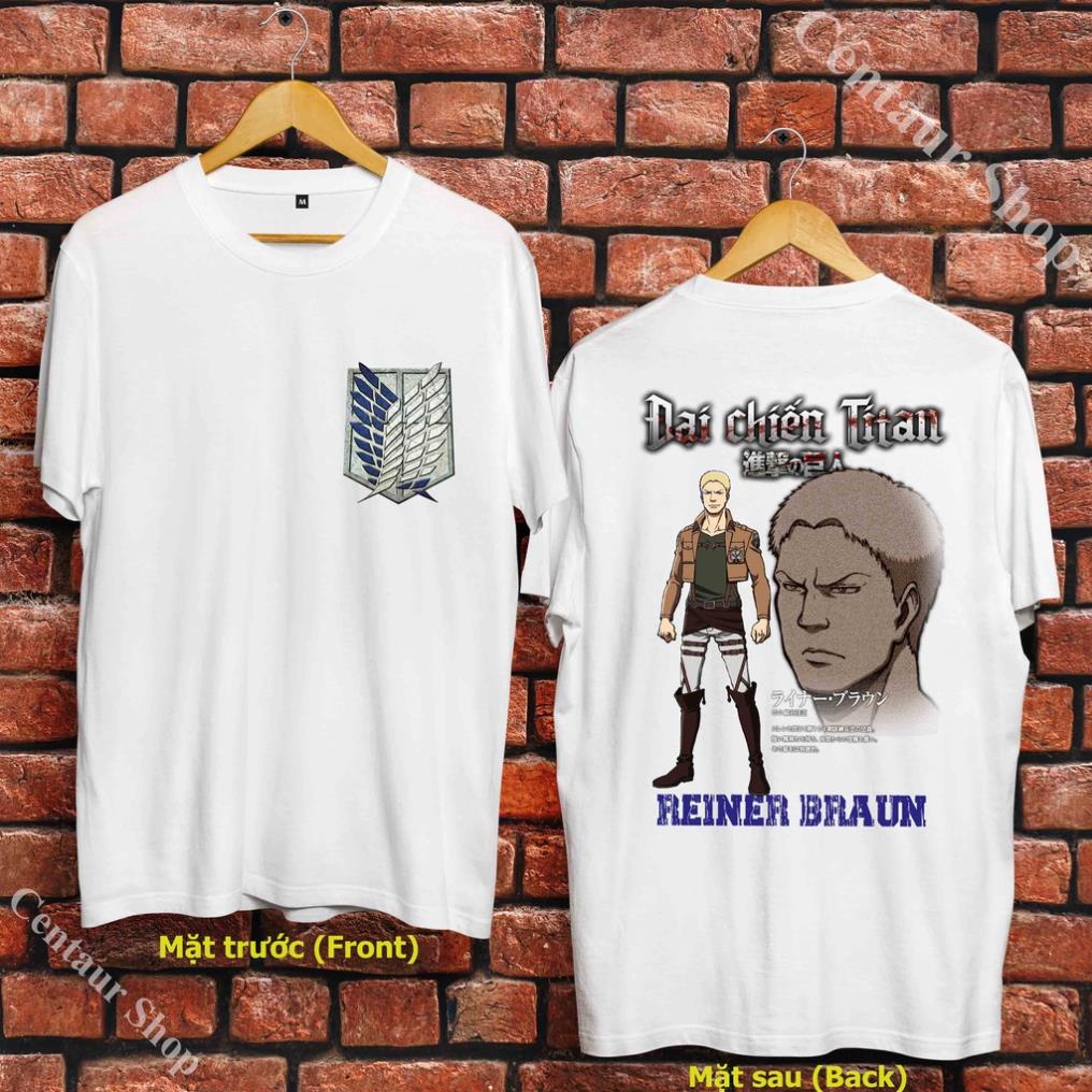[ƯU ĐÃI] 🎁 Áo Reiner Braun - Áo Attack on Titan - Reiner Braun T-Shirt siêu đẹp - RB-005