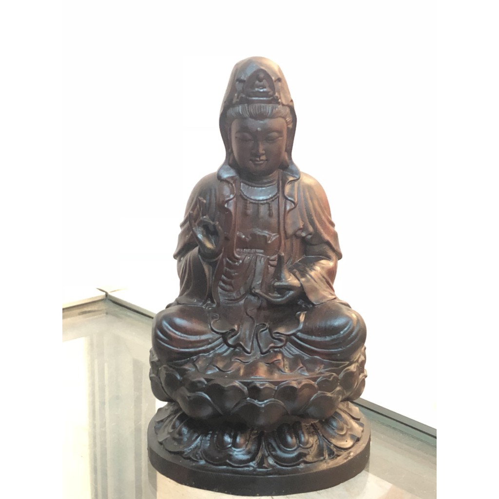 Tượng Gỗ Trắc Quán Thế Âm Bồ Tát