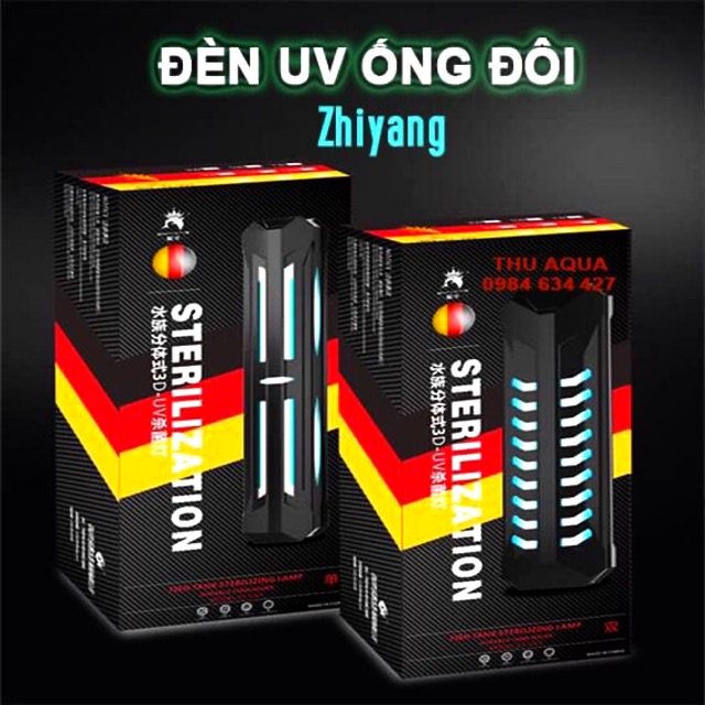 Đèn UV 2 bóng đôi ZHiyang diệt khuẩn, tảo cho bể cá