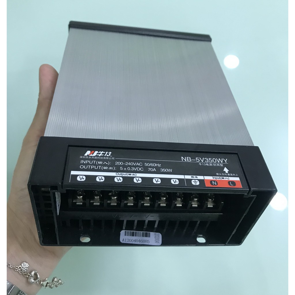 Nguồn 5V70A ngoài trời, mã số LAD01