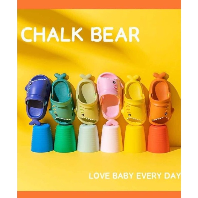 Dép sục baby shark cho bé