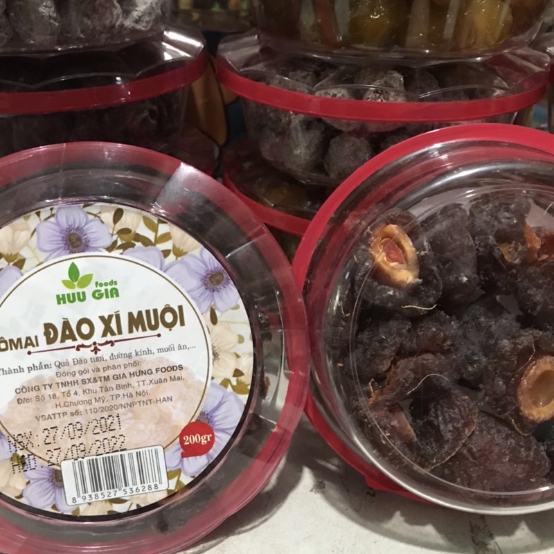 Ô Mai Hộp 200g/180g Hữu Gia Food Đủ Vị