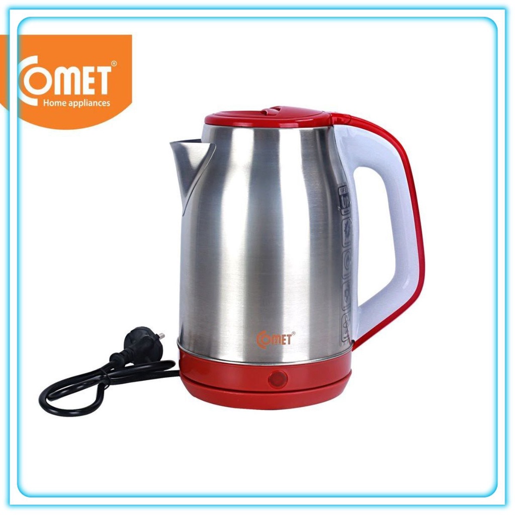 Bình đun siêu tốc 1.8L Comet CM8236N8, GIAO MÀU NGẪU NHIÊN