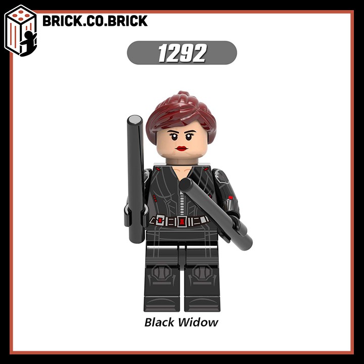 Lego Siêu Anh Hùng Mô Hình Đồ Chơi Lắp Ráp Marvels War Machine Thor Black Widow Captain Pepper X0261