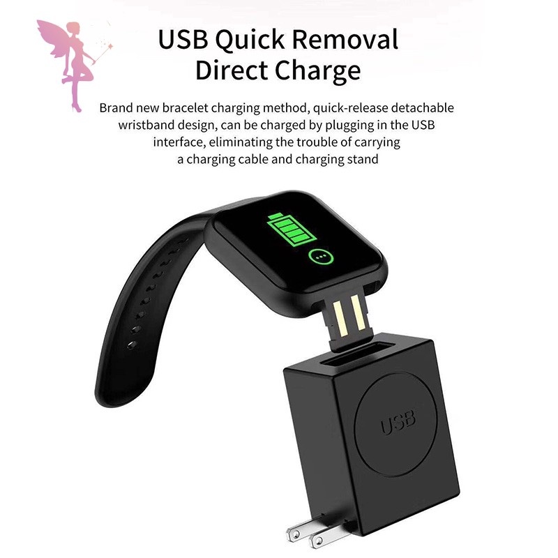 Đồng Hồ Thông Minh Y68 Theo Dõi Nhịp Tim/Huyết Áp Chất Lượng Cao