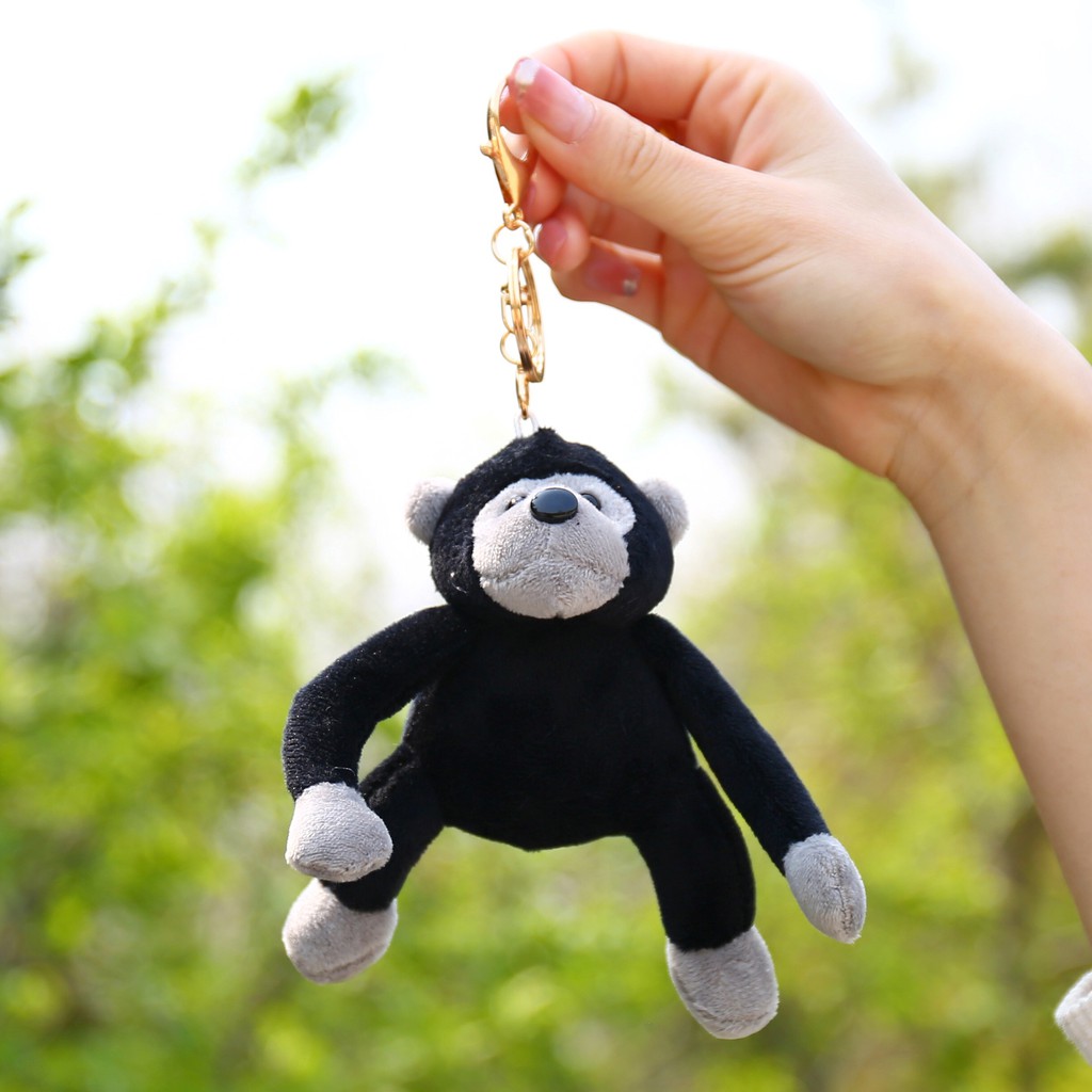 Móc khóa thú bông khỉ con dễ thương loại đẹp PK56