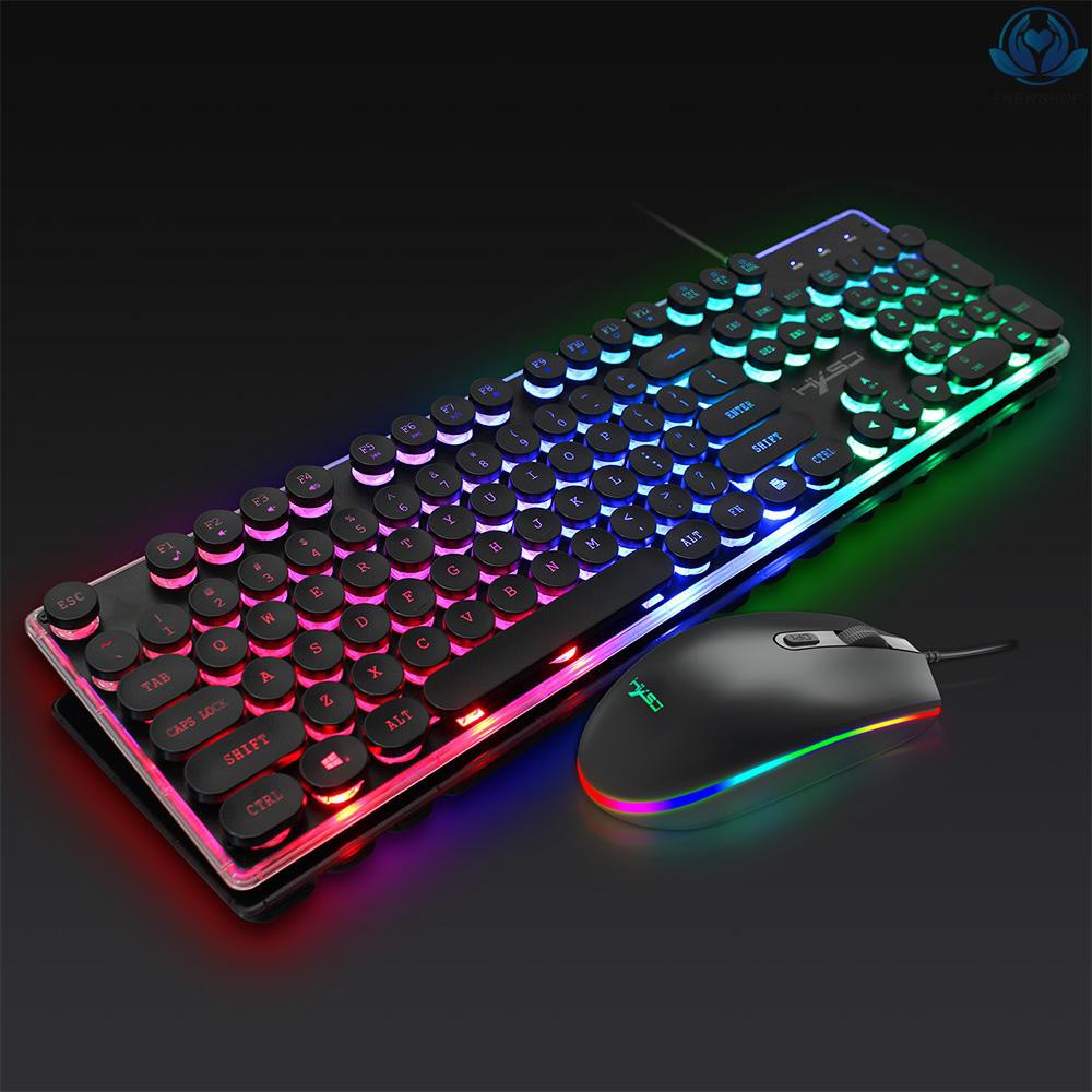 Bộ Bàn Phím Và Chuột Chơi Game Có Đèn Led Hxsj V300Y Cao Cấp