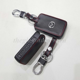 (có video thật) Bao da chìa khoá mazda 3 all new 2020 - ốp khoá da mazda