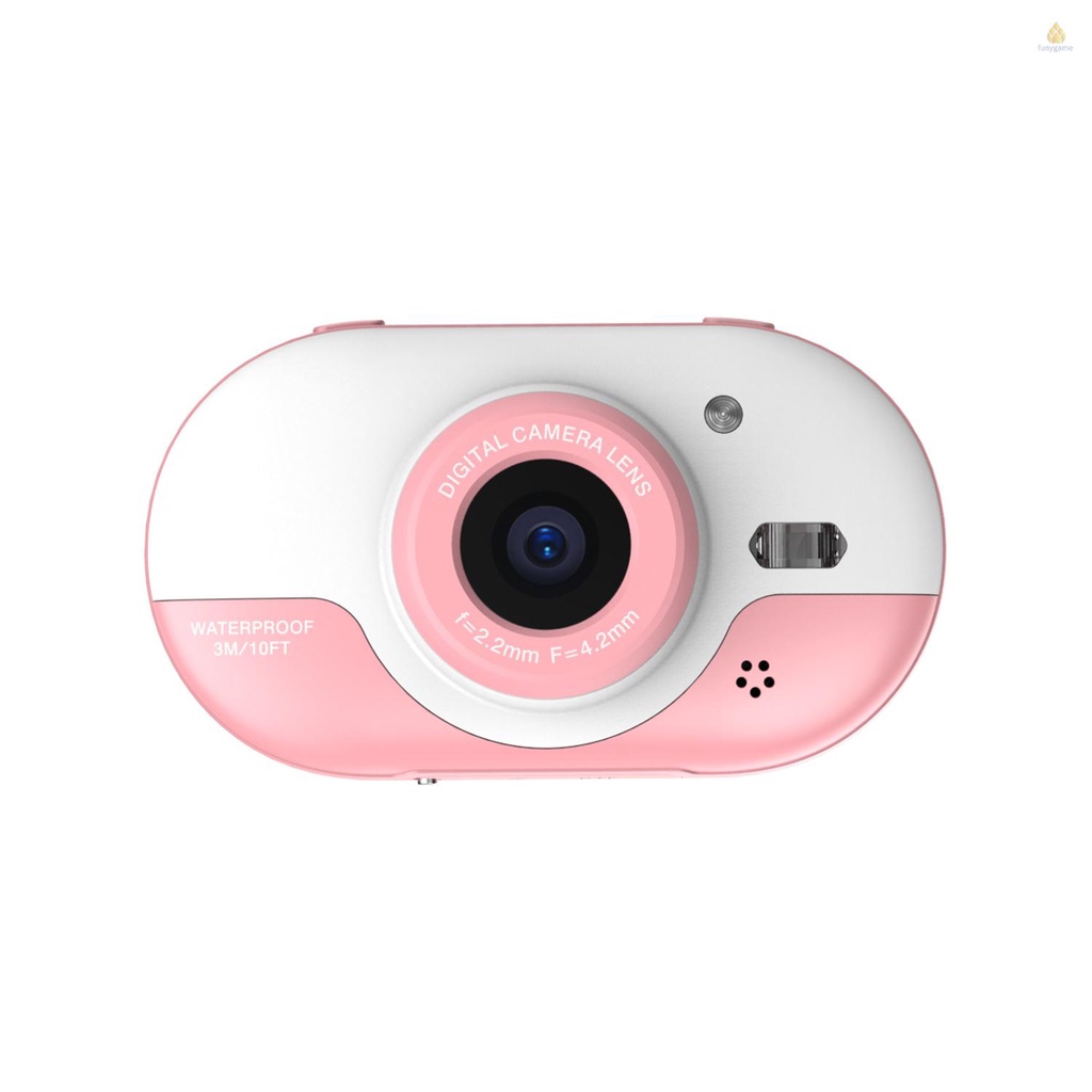 Camera kỹ thuật số 8MP chống thấm nước màn hình 2.4 Inch IPS HD tự hẹn giờ chụp hình cho bé 5s
