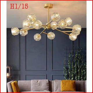 Đèn chùm trang trí hiện đại h15 có kèm bóng đèn led