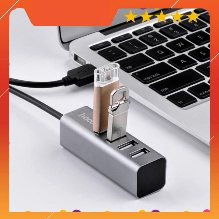 Xả kho -  Bộ Chia Cổng USB Hoco HB1 Chính Hãng - BH 1 Năm
