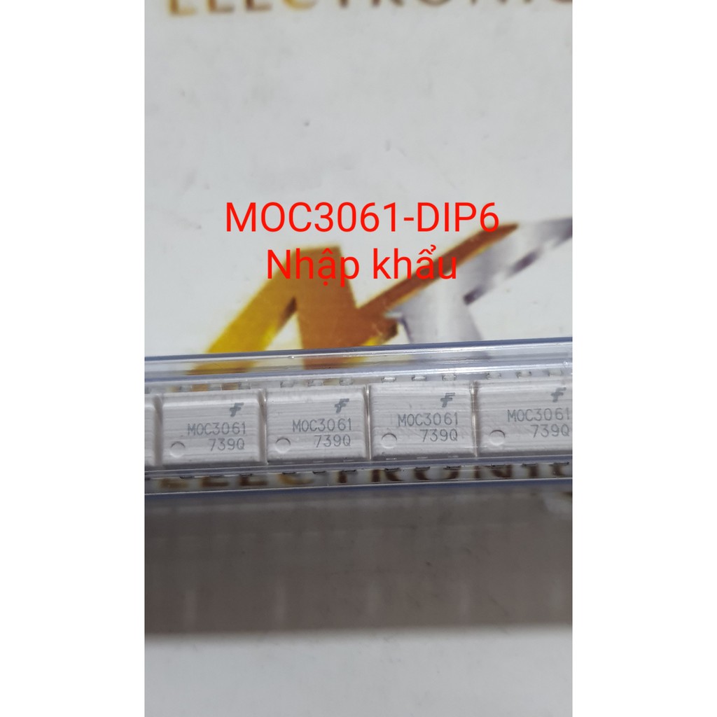 MOC3061 DIP6 Photo-TRIAC 15mA Nhập khẩu chính hãng mới 100%