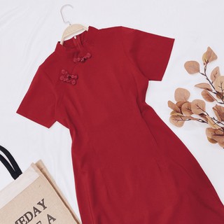 [ CÓ KÈM HÌNH THẬT ] ĐẦM SƯỜN XÁM ĐỎ XẺ TÀ