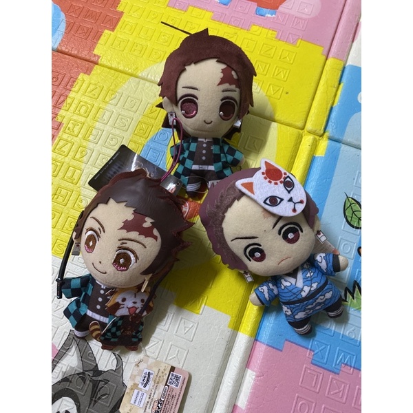 Gấu bông móc khoá mini Kimetsu no yaiba chính hãng
