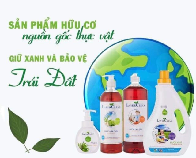 Nước lau sàn hữu cơ Layer Clean hương nước hoa 5l