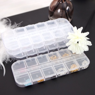 Khay đựng đá nail 12 ô nắp bật