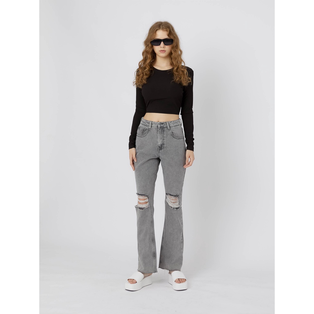Áo Croptop Nữ Triangle Back Bow Tie , Chất Thun BOA DO2 Thoải Mái , WC000044,SOMEHOW