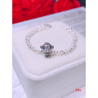 Lắc tay bạc cho bé hình con giáp