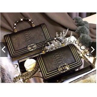 Túi đeo chéo nữ vân da rắn size 20cm