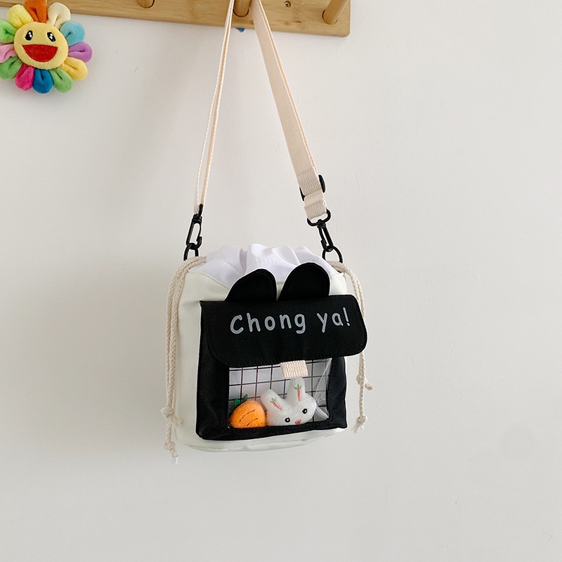 Túi Đeo Chéo Vai Bằng Vải Canvas Dễ Thương Thời Trang 2022 Dành Cho Bạn Nữ