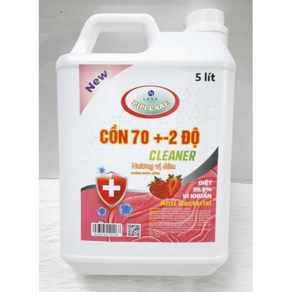 [ HCM ] 5 LÍT CỒN Y TẾ  ( 70° &amp; 90° ) ĐỘ CÓ HƯƠNG cồn thơm CAO CẤP ,dung dich sát khuẩn 70 độ,BÁN LẺ GIÁ SỈ. PIPI CARE