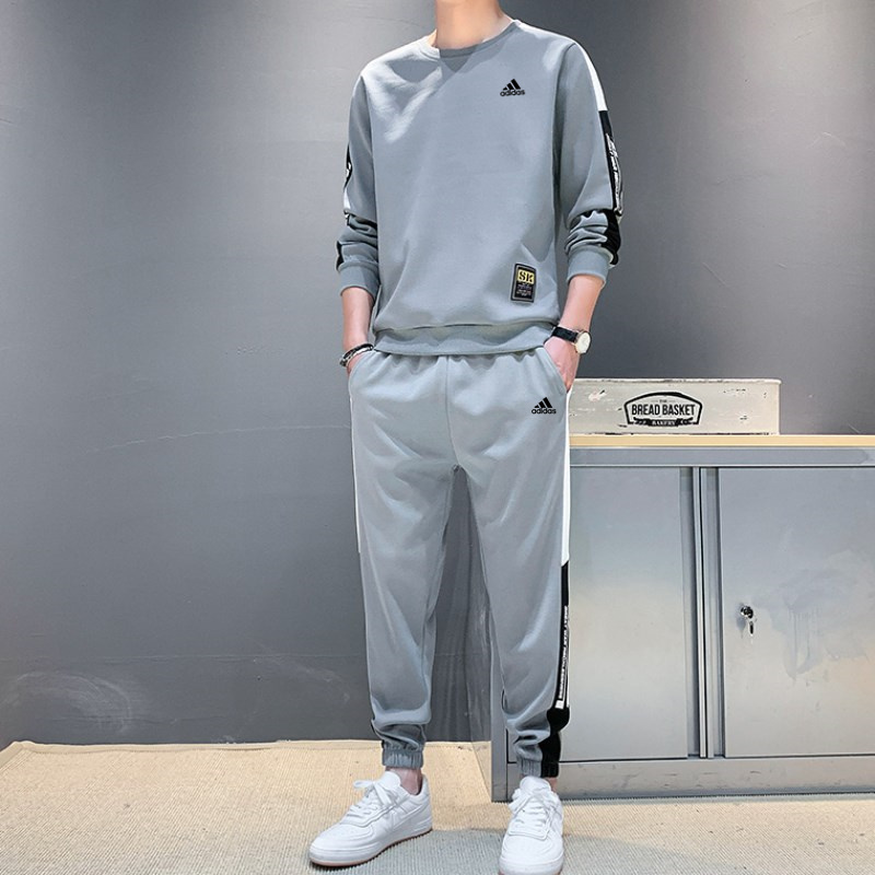 Bộ 2 Món Trang Phục Thể Thao Adidas Cổ Tròn + Quần Dài 4251