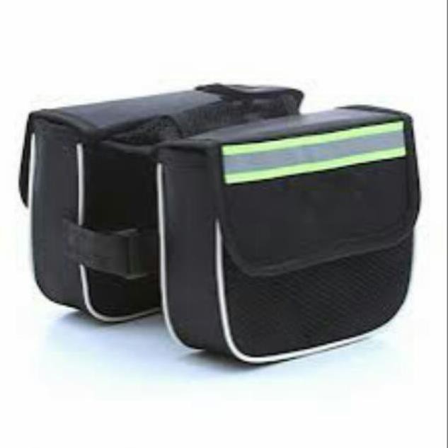 Túi treo xe đạp 2 ngăn