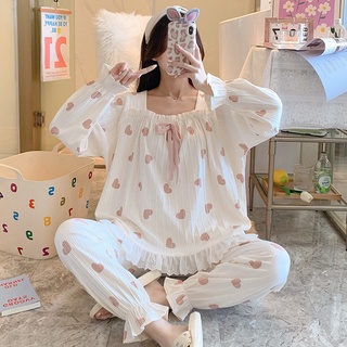 Đồ ngủ pijama mặc nhà áo kiểu hàn quốc thời trang đẹp tiểu thư OD71