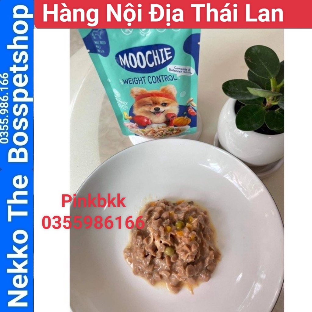 Pate cho chó Moochie weight control 85g ⚡ NỘI ĐỊA THÁI ⚡ kiểm soát cân nặng cho chó  Phốc Sóc Pomeranian