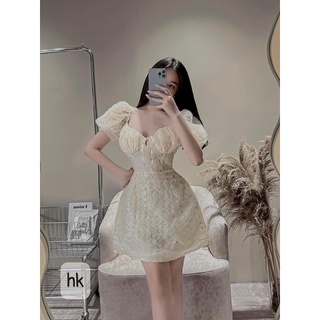 Váy hoa nhí xốp chất siêu đẹp