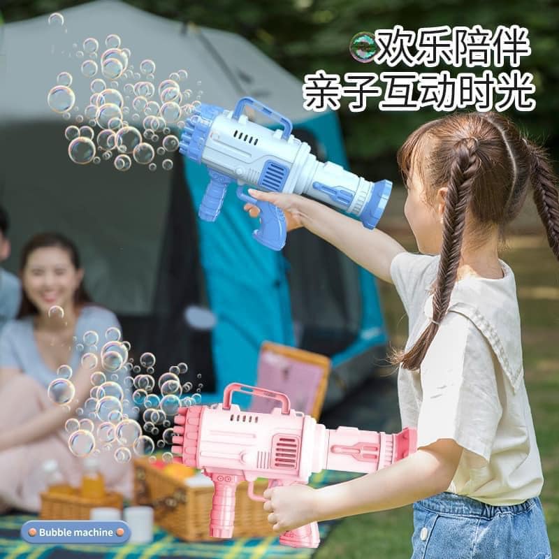 Đồ chơi súng bắn bong bóng Bazzoka 32 lòng siêu hot