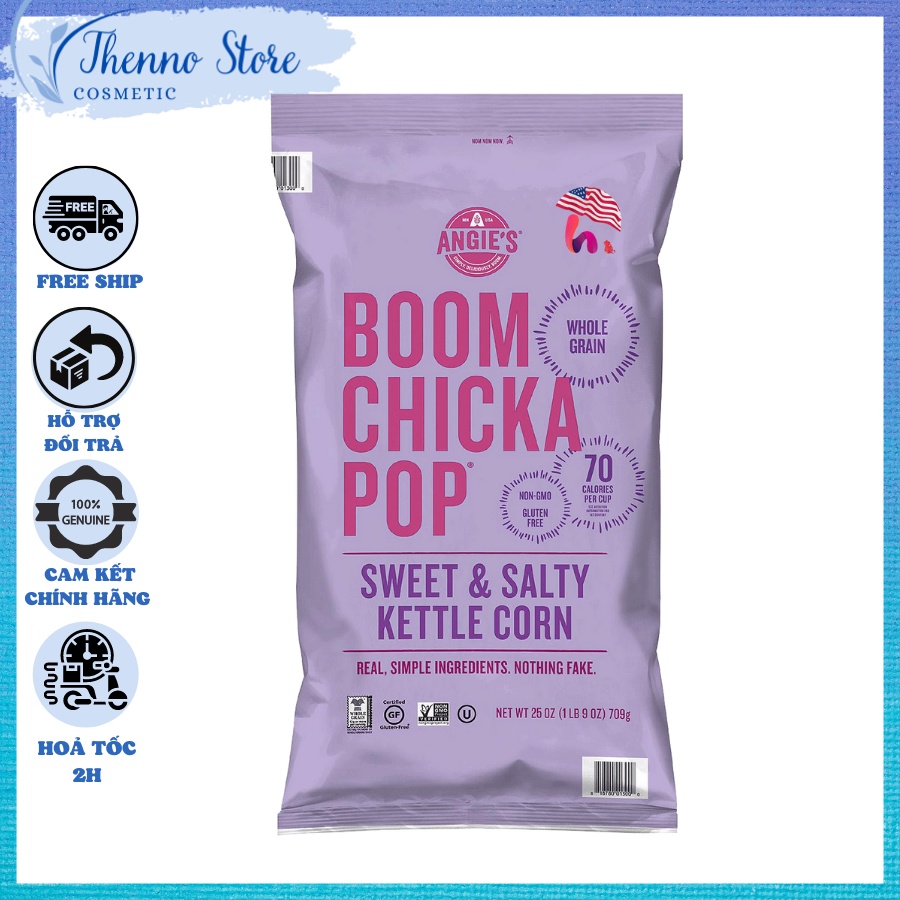 Bắp rang bơ Boom Chicka Pop 709g Mỹ