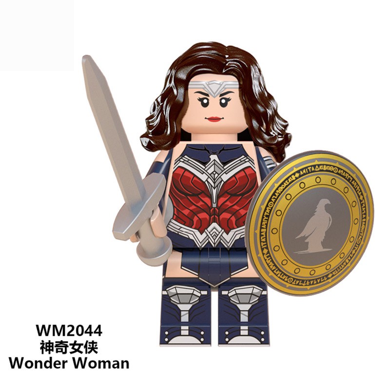 Mô hình lắp ráp nhân vật Woder Woman/Lego/Công chúa Diana/Cheetah/Barbara Minerva/Steve Trevor dành cho trẻ em WM6100