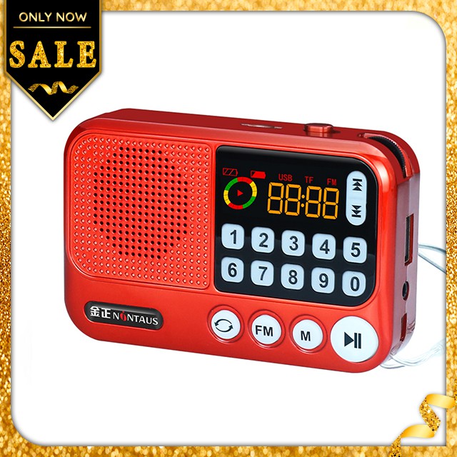 { BIG SALE } Loa Nghe Nhạc Mini Kiêm Đài Radio S99 Hỗ Trợ Thẻ Nhớ, USB, Jack 3.5 Thết Kế Nhỏ Gọn Tiện Lợi