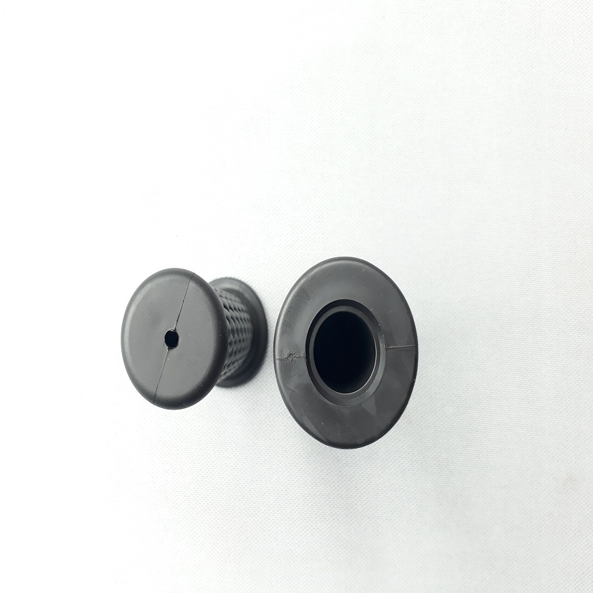 Tay nắm cao su xe máy classic Cafe Racer cao cấp vân quả trám