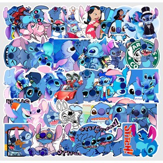 [Bộ 58 Hình] Sticker cute dán laptop, mũ nón bảo hiểm, vali, xe tay ga hoạt hình Stitch dễ thương HOT nhất - DB.005