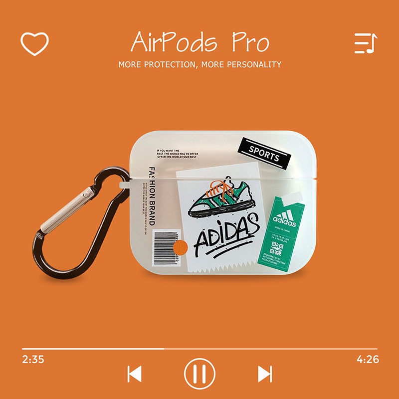 Vỏ Bảo Vệ Hộp Sạc Tai nghe không dây Airpods1 2 3 Pro Bằng Silicon TPU Hình Giày Thể Thao