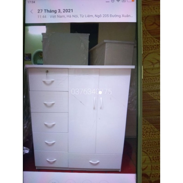 Tủ nhựa đài loan 6 ngăn kéo cho bé, trẻ em