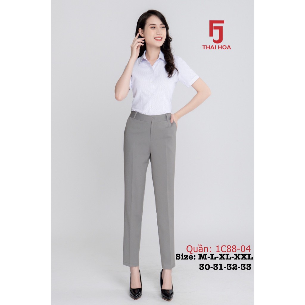 Quần tây Thái Hoà ống đứng 1c88 nhiều màu | BigBuy360 - bigbuy360.vn